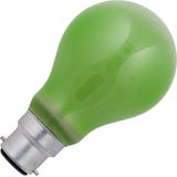 Schiefer - Ba22d Gloeilamp - Groen - 60W - Dimbaar