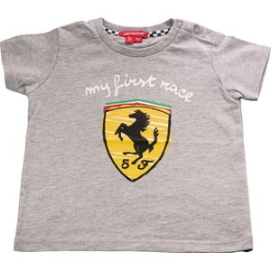 Ferrari kinder t-shirt race melange 3-6 maanden katoen