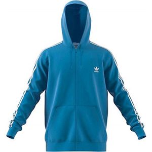 adidas Originals 3-Stripes FZ Sweatshirt Mannen blauw Xs