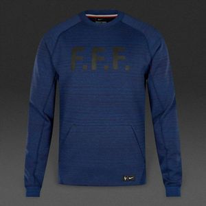 Nike France Football Federation Longsleeve - Blauw - Maat M