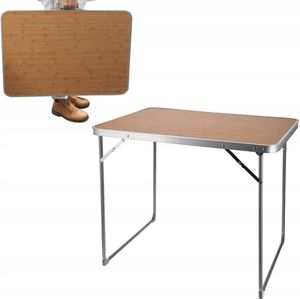 Opvouwbare toeristische campingtafel koffer tuin picknicktafel