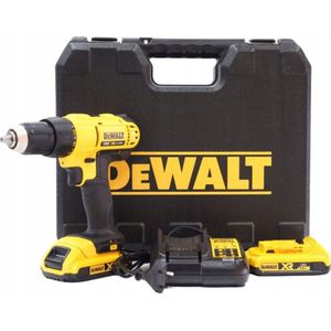 DeWalt DCD771-D2QW Accuboormachine 18V + 2x 2.0ah 18V accu's + oplader