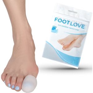 Siliconen teenbeschermer voor hamertenen en likdoorns