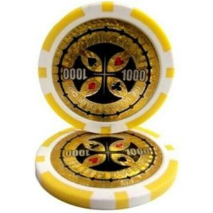 Ultimate pokerchip 11.5g - Value 1000 - 25st. - Texas Hold'em Poker Chips - Fiches voor Pokeren