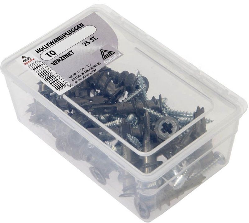 Deltafix - Hollewandpluggen - 25 Stuks - Ijzerwaren