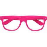 Boland - Partybril neon roze Neon,Roze - Volwassenen - Geen verkleedthema -