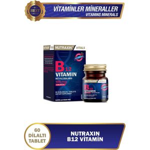 Nutraxin B12 Vitamini (1000 Mcg) - 60 stuks