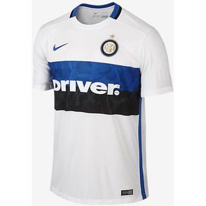 Inter Uit-Shirt 2015/2016 - Nike - Heren - Voetbal - Vintage - Wit/Blauw/Zwart - M