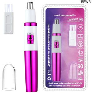 RFWR® Pijnloze Neushaartrimmer voor Dames - Professionele Waterdichte Oor- en Gezichtstrimmer