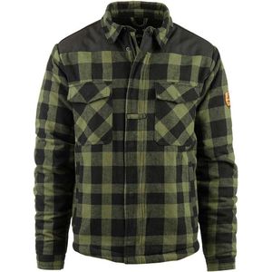 Houthakkers Blouse - Sherpa Jas - Zwart - Met Rits