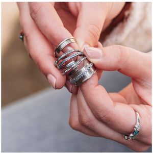 iXXXi Jewelry-Pop of Blossom-Zilverkleurig-Dames Ring
