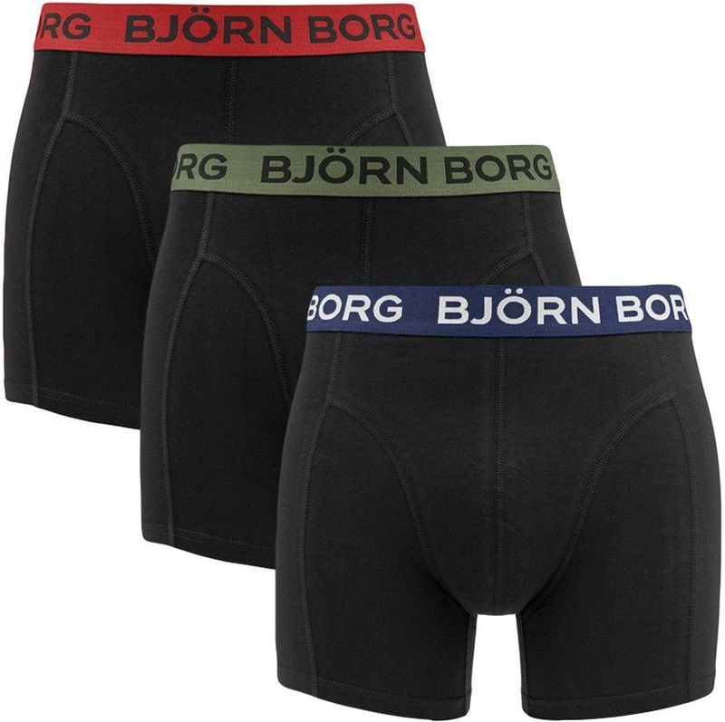 Björn Borg - Cotton Stretch Boxer - 3-pack - Heren - Comfortabele Pasvorm