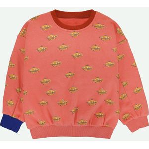 Sticky Lemon - sweater - submarine all over - coral pink