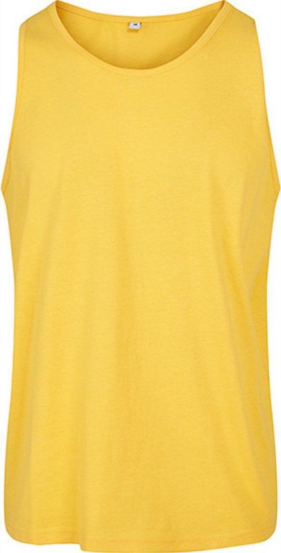 Build your Brand Basic Tank BYBB011 - TAXI YELLOW - XS