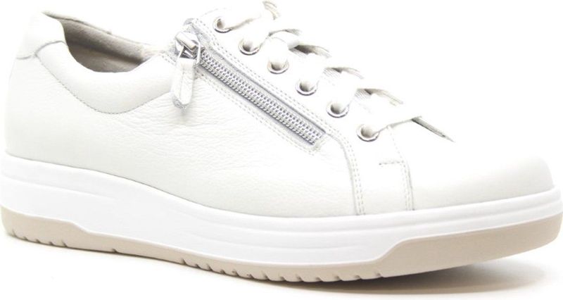 Durea - 6291 - Sneakers - Ecru - Leer - Wijdte E