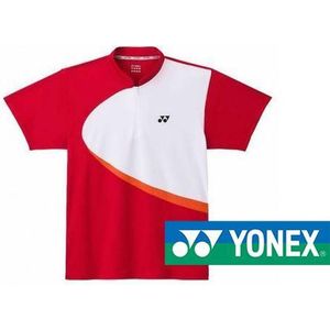 Yonex women's polo shirt - rood / wit - XS