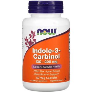 NOW Foods - Indole-3-Carbinol - 200 mg - 60 Capsules