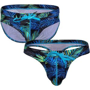 SUKREW Torrent Swim Multipack 1x Brief + 1x Thong Tropical Lime
