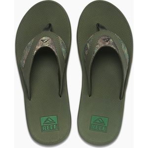 Reef Fanning Heren Slippers - Groen - Maat 43