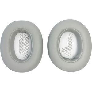 Allecto Plus - Oorkussens voor hoofdtelefoon, grijs leer, vervanging, comfort, geluidsisolatie.