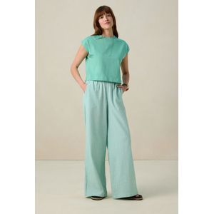 Sissy-Boy - Mouwloos T-shirt - Groen - Oversized Fit