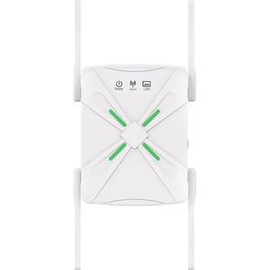 Dual-band wifi-repeater met 1200 Mbps en 4 antennes voor optimale dekking