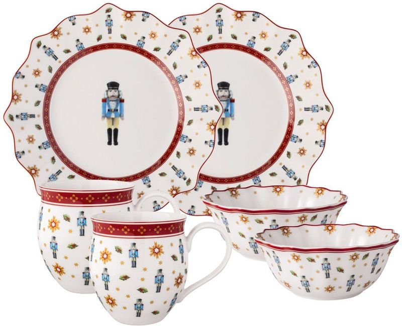 Villeroy & Boch - Toy's Delight 2025 Notenkraker - Servies - Multi - 6-Delig