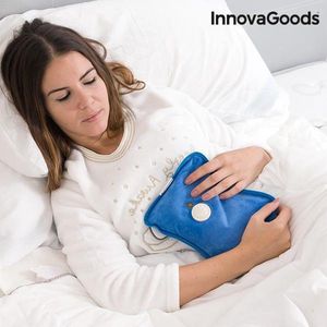 Innovagoods Elektrische Kruik - Warmwaterkruik - Kruik - Oplaadbaar - Max. 75 graden - 600W - Blauw