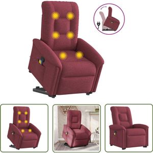 vidaXL Sleutelset - Dynamische Sleutel - Sta-op-massagestoel verstelbaar stof wijnrood - Gereedschap Set - Mechanica Tools - Draper Tools