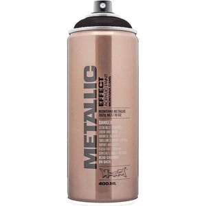 Montana Metallic ZWART verf spuitbus 400ml