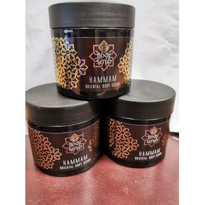 3X Lichaamsscrub - Bodyscrub - Hammam - Oriental scrub - 500 gram