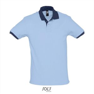 SOL'S Polo Prince L569 - Sky Blue/French Navy - S