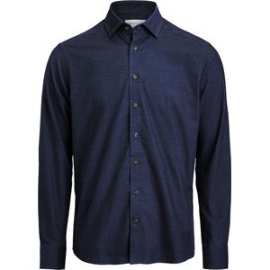 J.Harvest & Frost Indigo Bow 134 Cord Shirt Tailored Fit M 2913400 - Donker Blauw - S