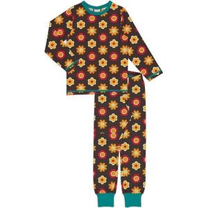 Maxomorra Pyjama Set LS FLOWER 98/104