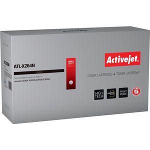 ActiveJet ATL-X264N toner voor Lexmark printer; Lexmark X264H11G vervanging; Opperste; 9000 pagina's; zwart.