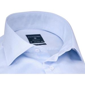 Profuomo - Shirt Extra Lange Mouwen Cutaway Lichtblauw - 45 - Heren - Slim-fit