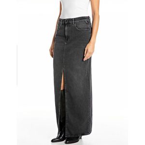 Replay W9922 .000.739 783 Lange Rok Zwart 29 Vrouw