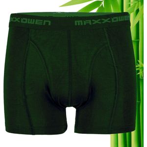 Boru Bamboo - Boxershort Heren - Bamboe - Olijfgroen - 5 Pack - Maat XL