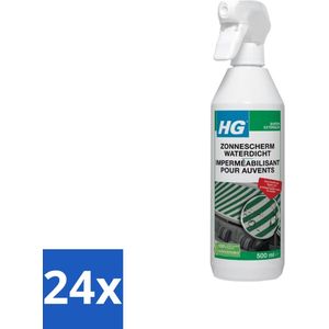 HG - Buiten - Zonnescherm Waterdicht - Beschermt Ook Tegen Vuil - 500 ml - Voordeelverpakking - 24 stuks