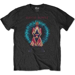 David Bowie - LiveandWell.com Heren T-shirt - S - Zwart