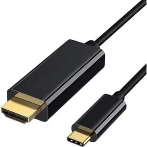 Qost USB-C naar HDMI Kabel - 1.8 Meter - 4K/60Hz - Zwart