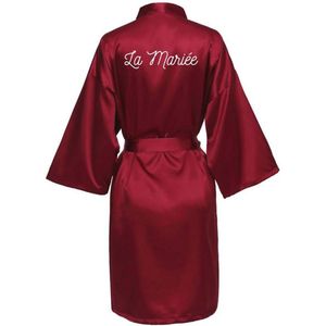 Dames Satijnen Badjas Kimono - Nachtkleding voor Bruidsmeisjes en Bruiloften