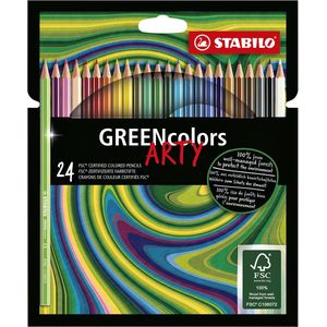 Kleurpotlood stabilo 6019 greencolors arty 24st | 6 stuks