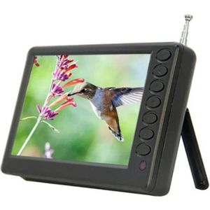 Boleen - Draagbare Mini TV - tv - kleine tv - 5 inch Scherm - 800x480 - Oplaadbare Batterij - Met FM Radio - Ideaal Voor Onderweg