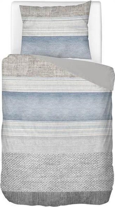 Dekbedovertrek - Grijs - Katoen - 1 Persoons