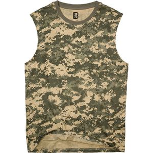 Brandit - Shirt - Beige - Camouflage - Mouwloos