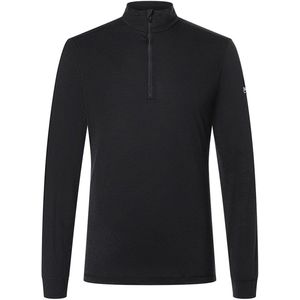 Super.natural Tundra175 Half Rits Lange Mouw T-shirt Zwart L Man