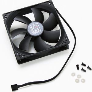 LC-CF-120 120 mm Case Fan - 4 Pin PWM - Zwart