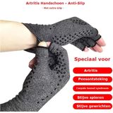 Pro-orthic Reuma Artritis Handschoen Anti-Slip Grijs - Medium