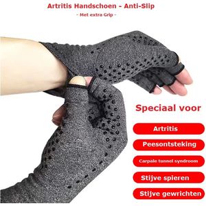 Pro-orthic Reuma Artritis Handschoen Anti-Slip Grijs - Medium